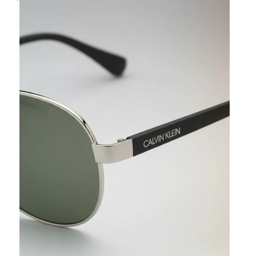 LENTES DE SOL CALVIN KLEIN MODELO AVIADOR MARCO METAL - 4