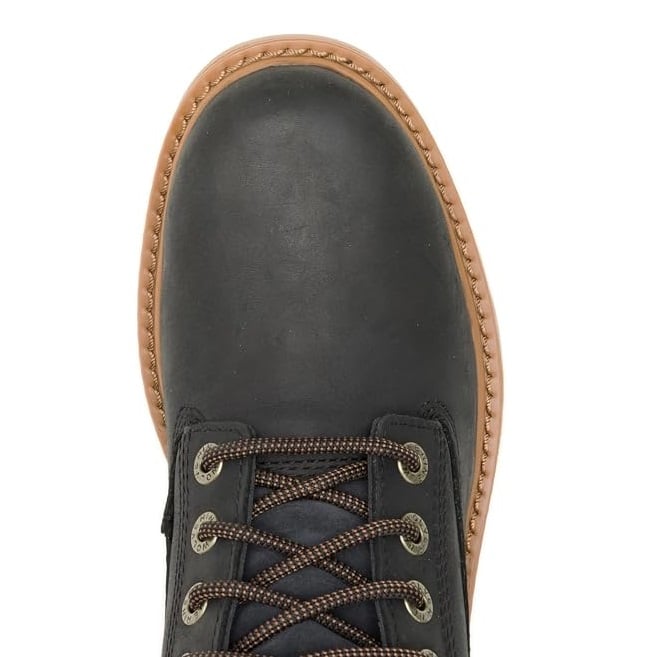 BOTINES WOLVERINE HOMBRE MODA CASUAL CUERO NEGRO - 3