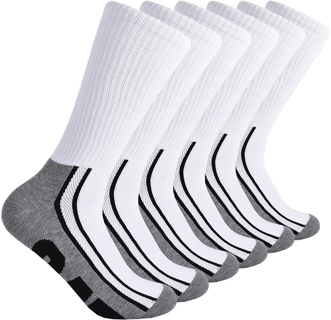 MEDIAS CATERPILLAR HOMBRE PACK X 6 PARES BLANCO - 1