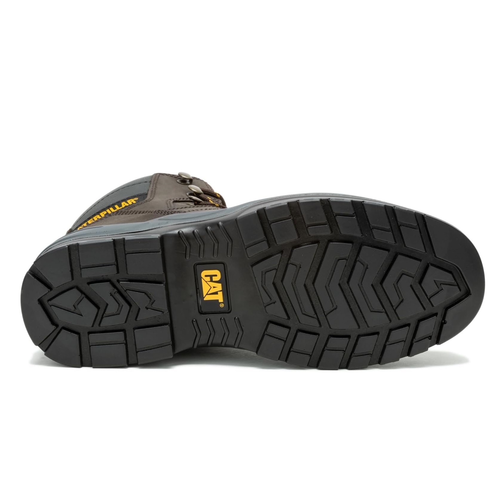 BOTINES HOMBRE CATERPILLAR CUERO MARRON PUNTA ACERO WATERPROOF ANTIDESLIZANTES - 7