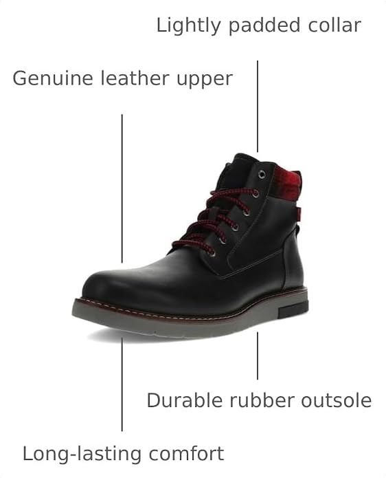 BOTINES LEVIS NEGRO MODA CASUAL HOMBRE - 7