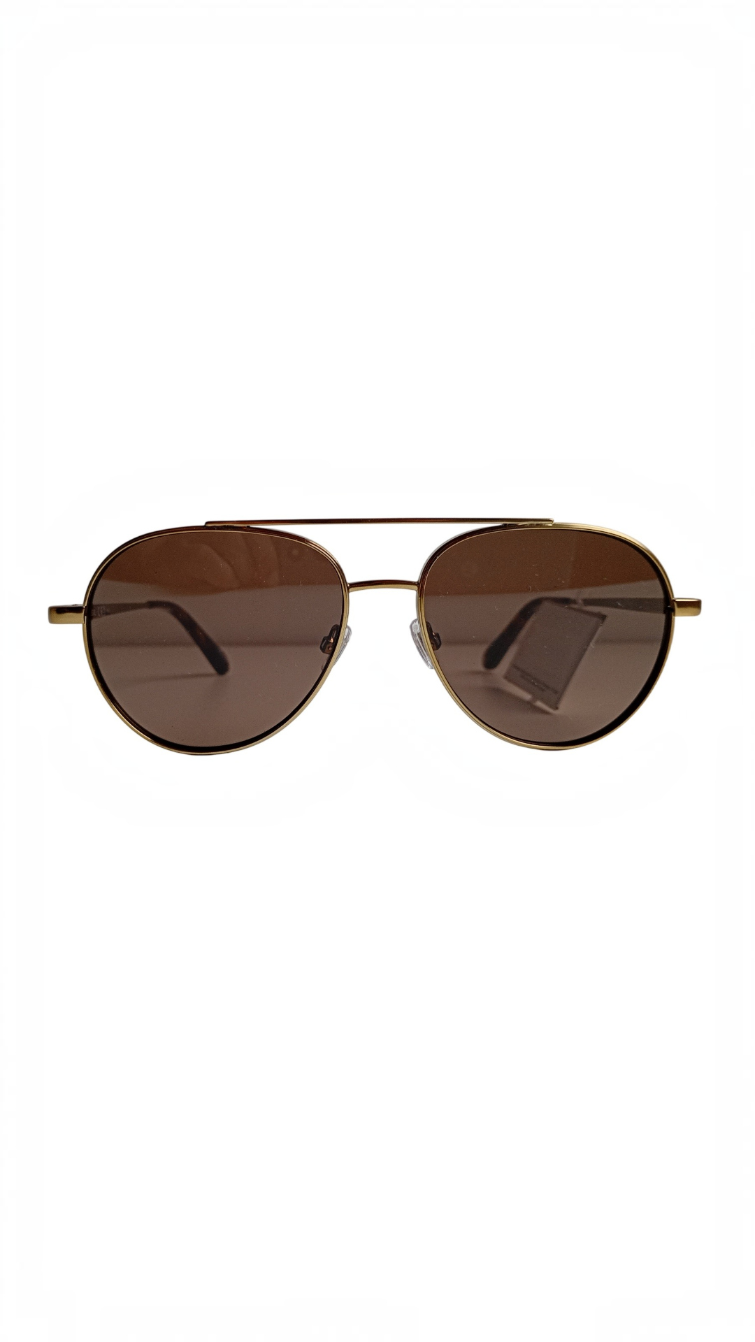 LENTES DE SOL FOSSIL MODA HOMBRE MODELO AVIADOR MARCO DORADO - 2