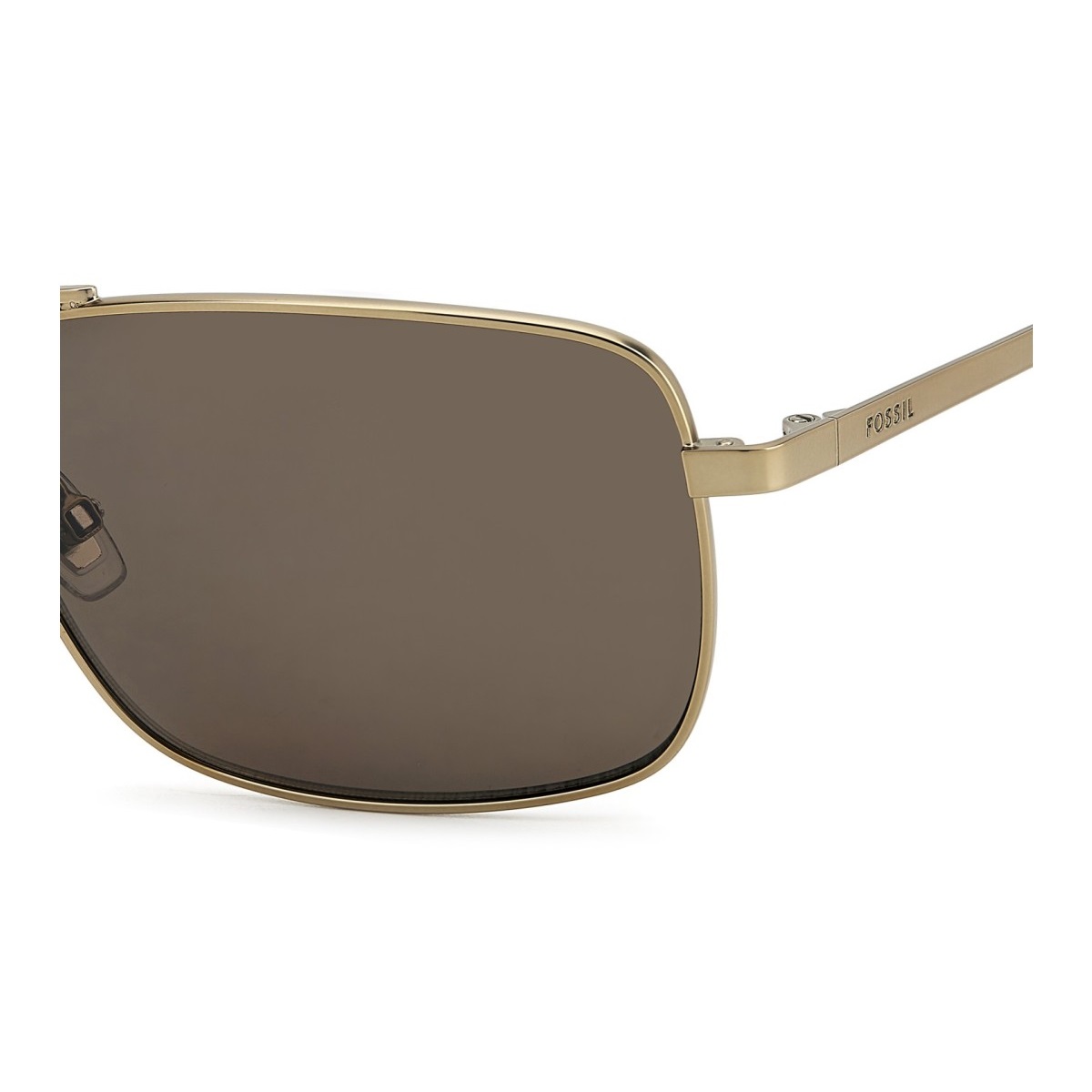 LENTES DE SOL FOSSIL HOMBRE MODA MASCULINA MARCO DORADO - 4