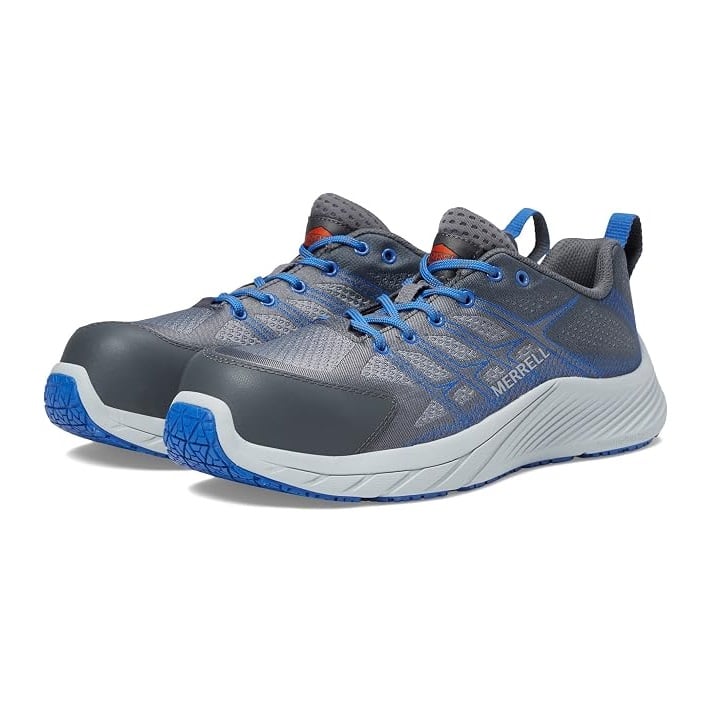 ZAPATILLA HOMBRE MERRELL GRIS PUNTA COMPOSITE ANTIDESLIZANTES PROTECCION ELECTRICA - 1