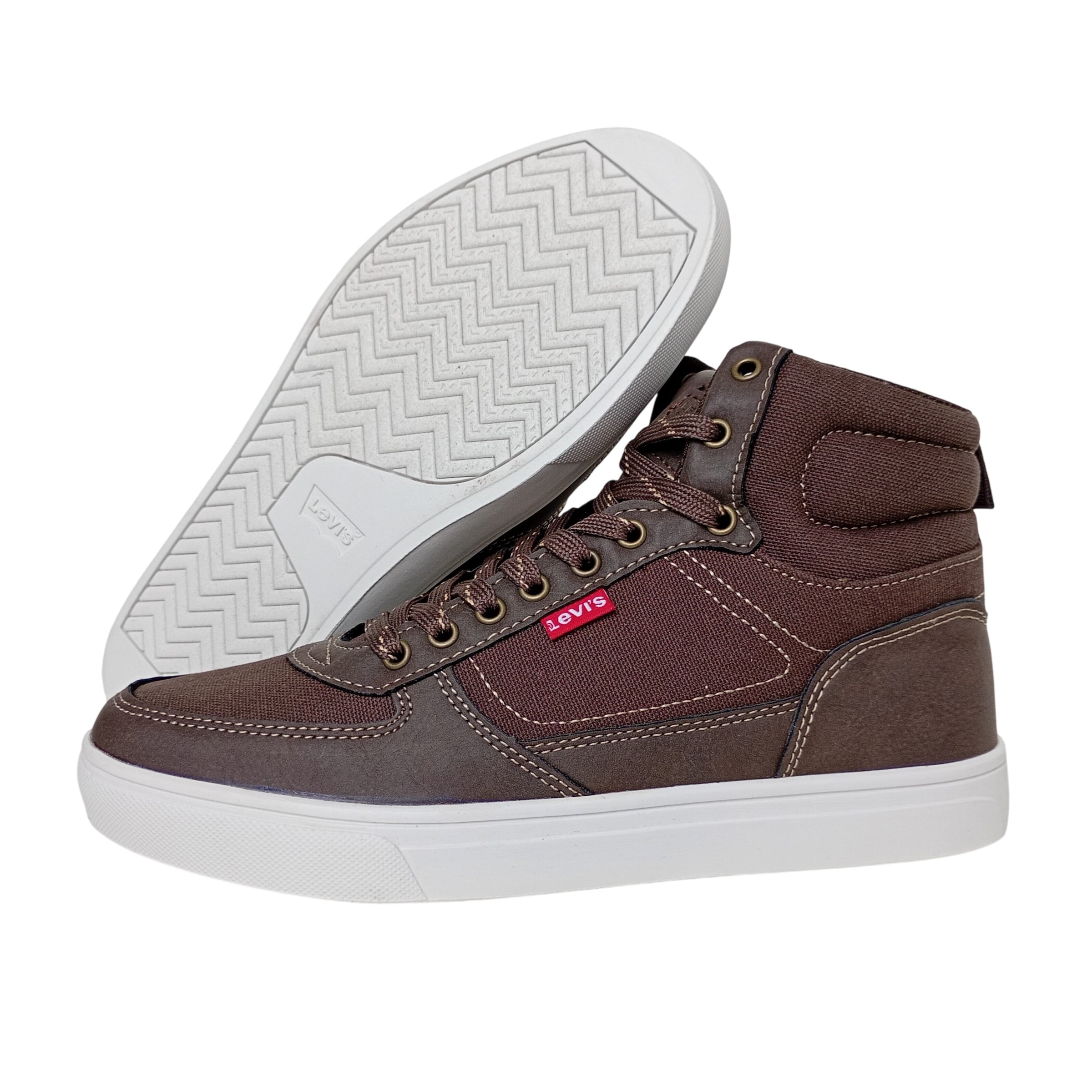 BOTIN LEVIS MARRON MODA CABALLEROS - 1