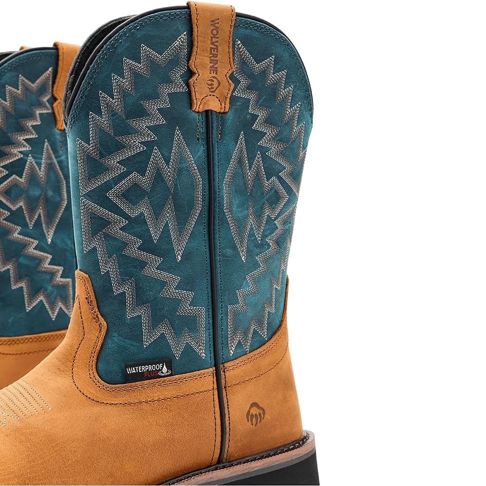 BOTAS WOLVERINE CAMPERAS RANCHERAS PUNTA ACERO CUERO WATERPROOF ANTIDESLIZANTES HOMBRE - 3