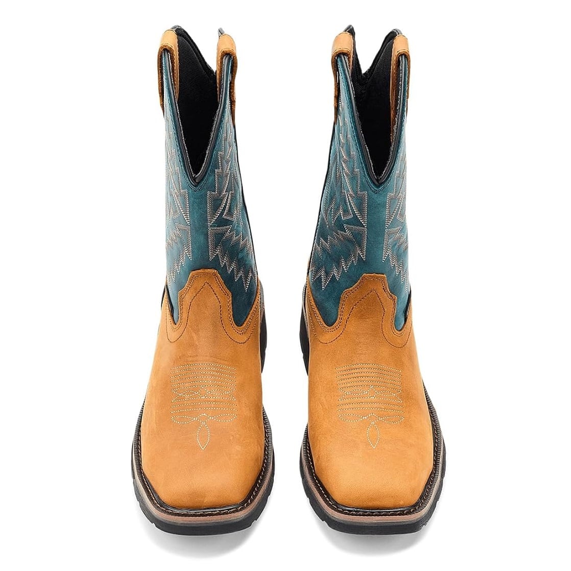 BOTAS WOLVERINE CAMPERAS RANCHERAS PUNTA ACERO CUERO WATERPROOF ANTIDESLIZANTES HOMBRE - 4