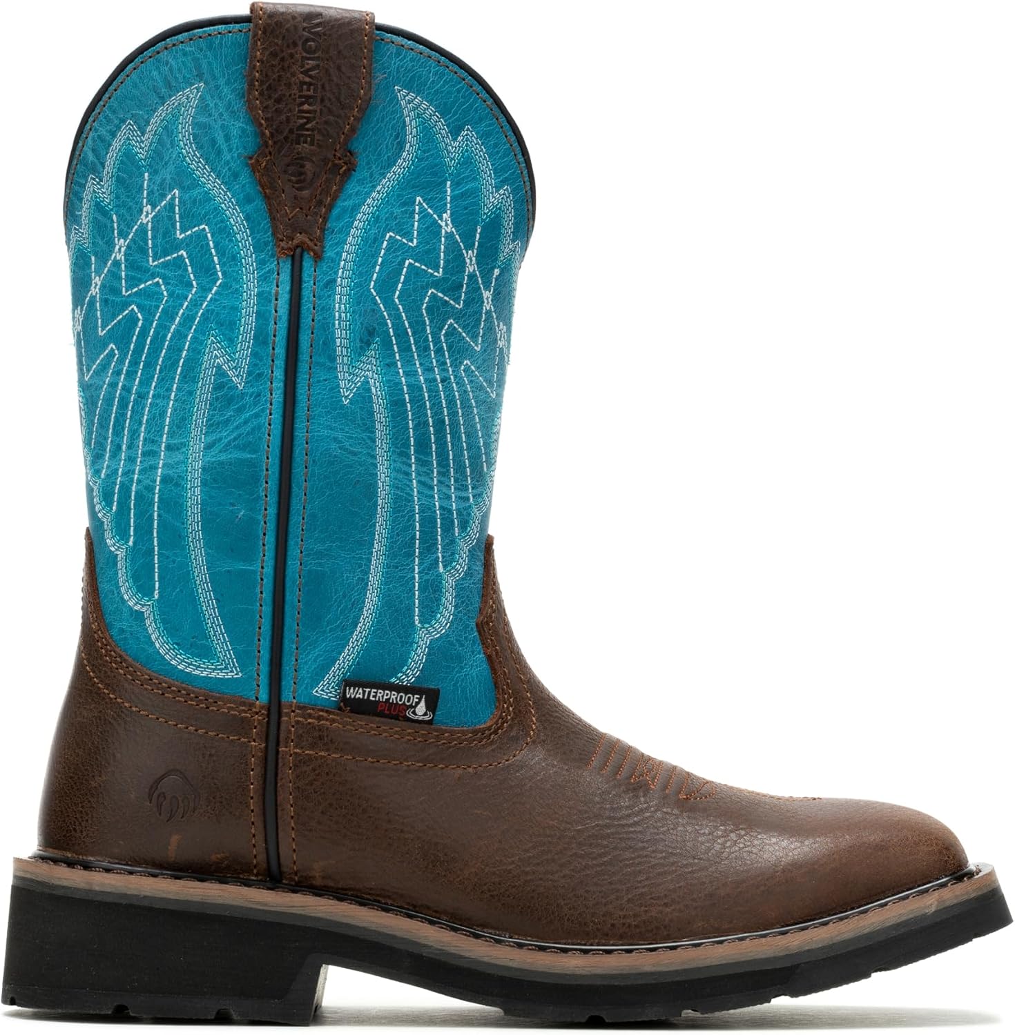 BOTAS WOLVERINE CAMPERAS RANCHERAS PUNTA ACERO CUERO WATERPROOF ANTIDESLIZANTES MUJER - 1