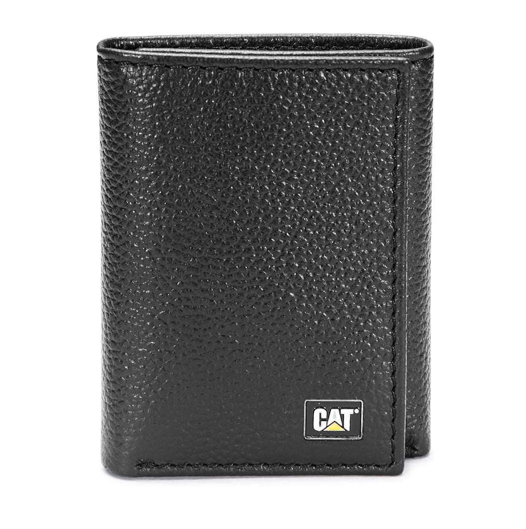 BILLETERA CATERPILLAR 3 CUERPOS CUERO GENUINO NEGRO CON RFID HOMBRE - 2