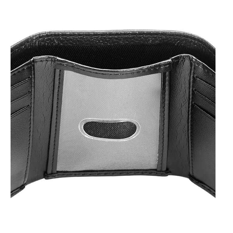 BILLETERA CATERPILLAR 3 CUERPOS CUERO GENUINO NEGRO CON RFID HOMBRE - 5