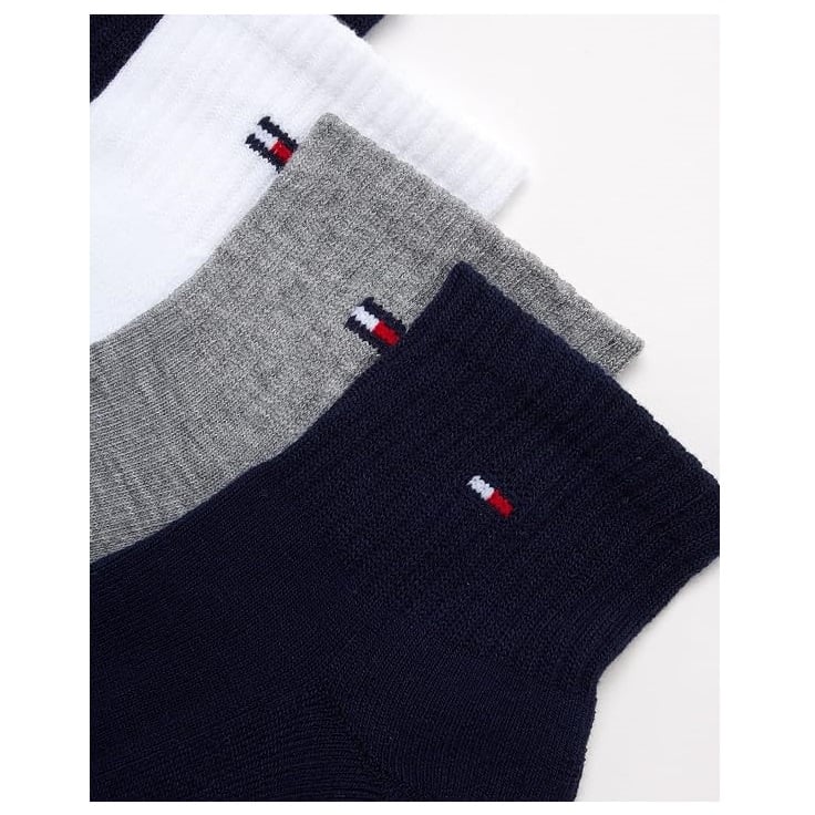 MEDIAS HOMBRE TOMMY HILFIGER SET DE 6 PARES AZUL BLANCO GRIS - 2