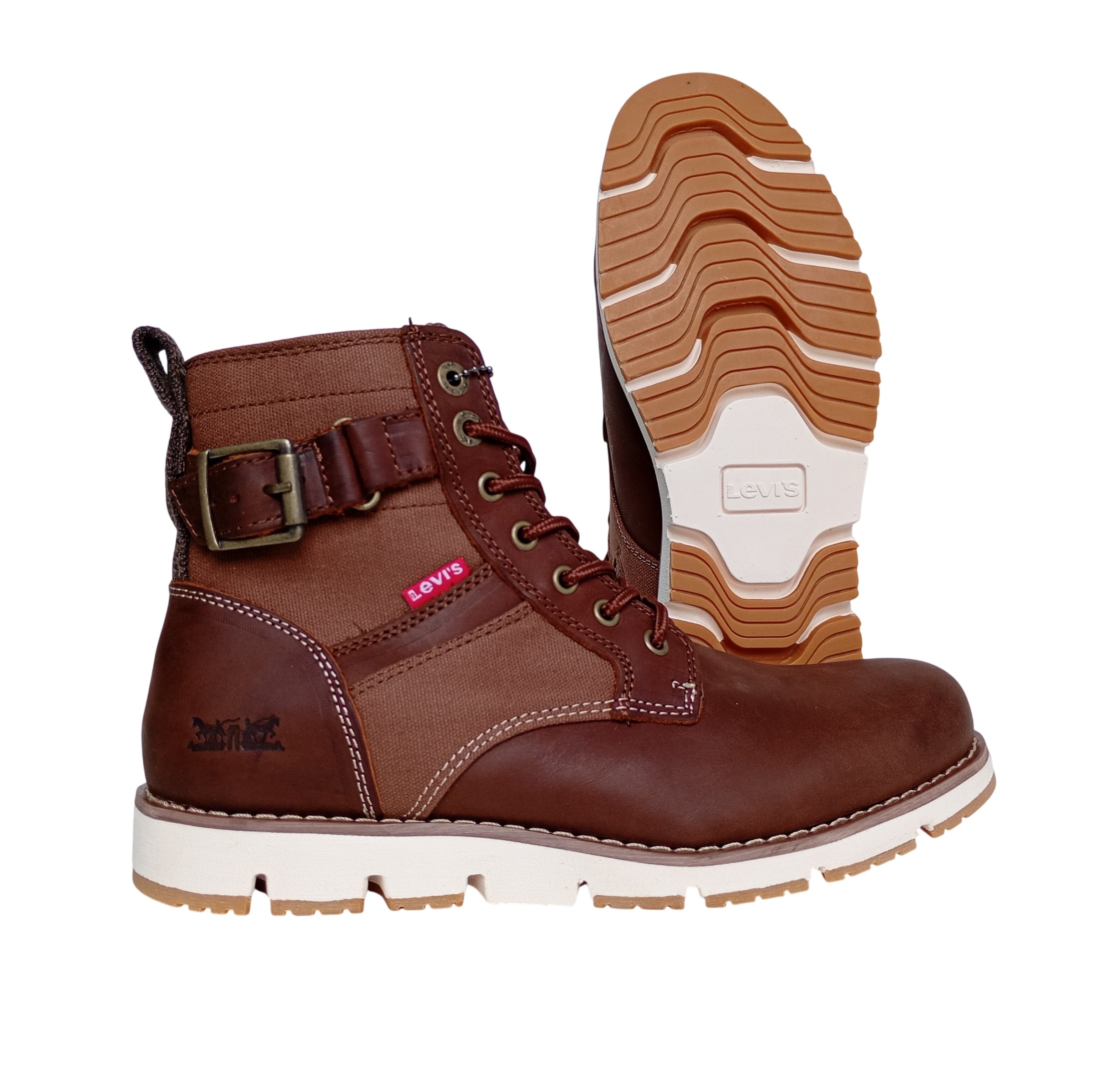 BOTINES LEVIS MARRON MODA HOMBRE - 1
