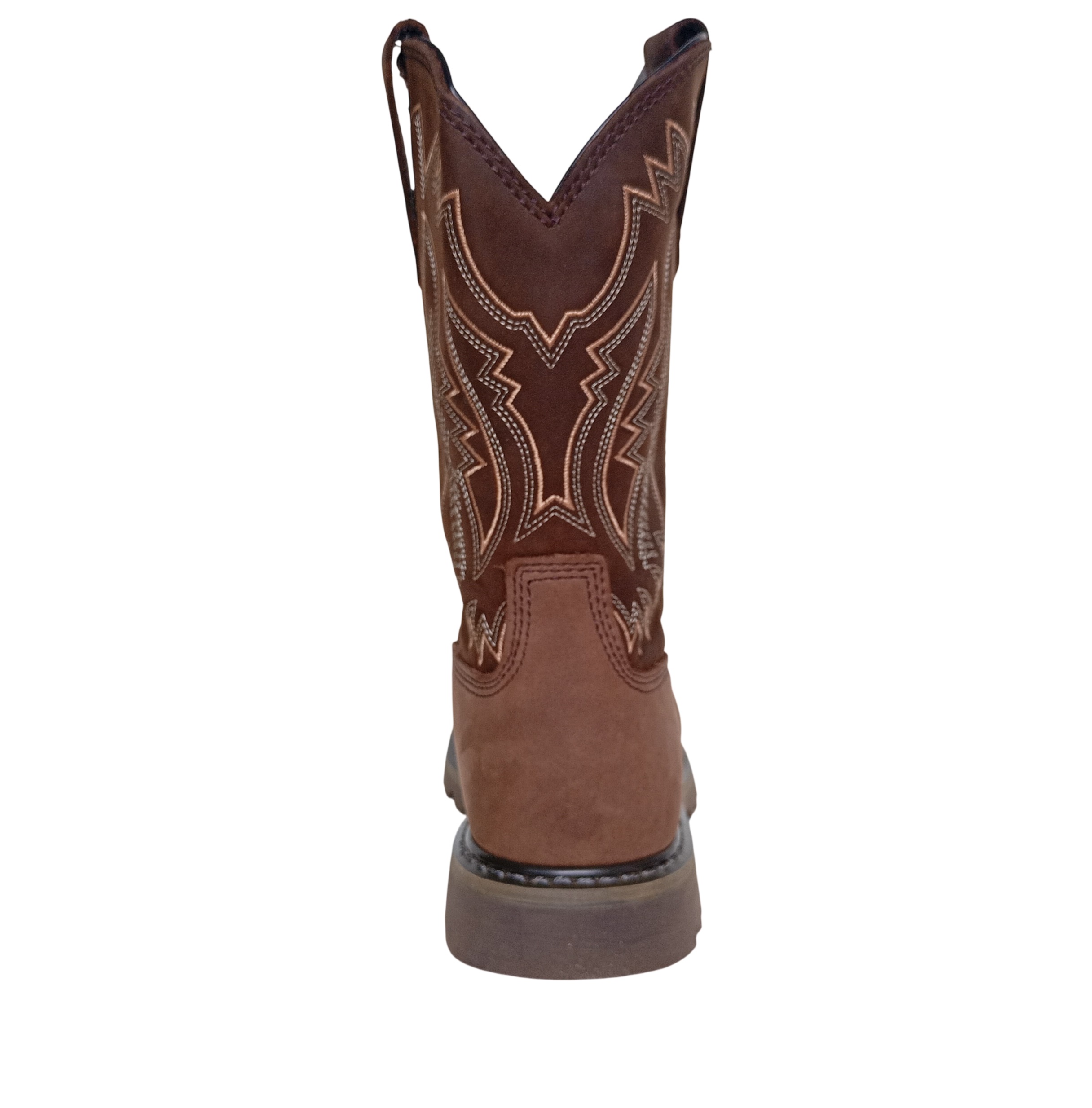 BOTA HOMBRE CATERPILLAR CUERO MARRON PUNTA ACERO ANTIDESLIZANTES PROTECCION ELECTRICA - 6