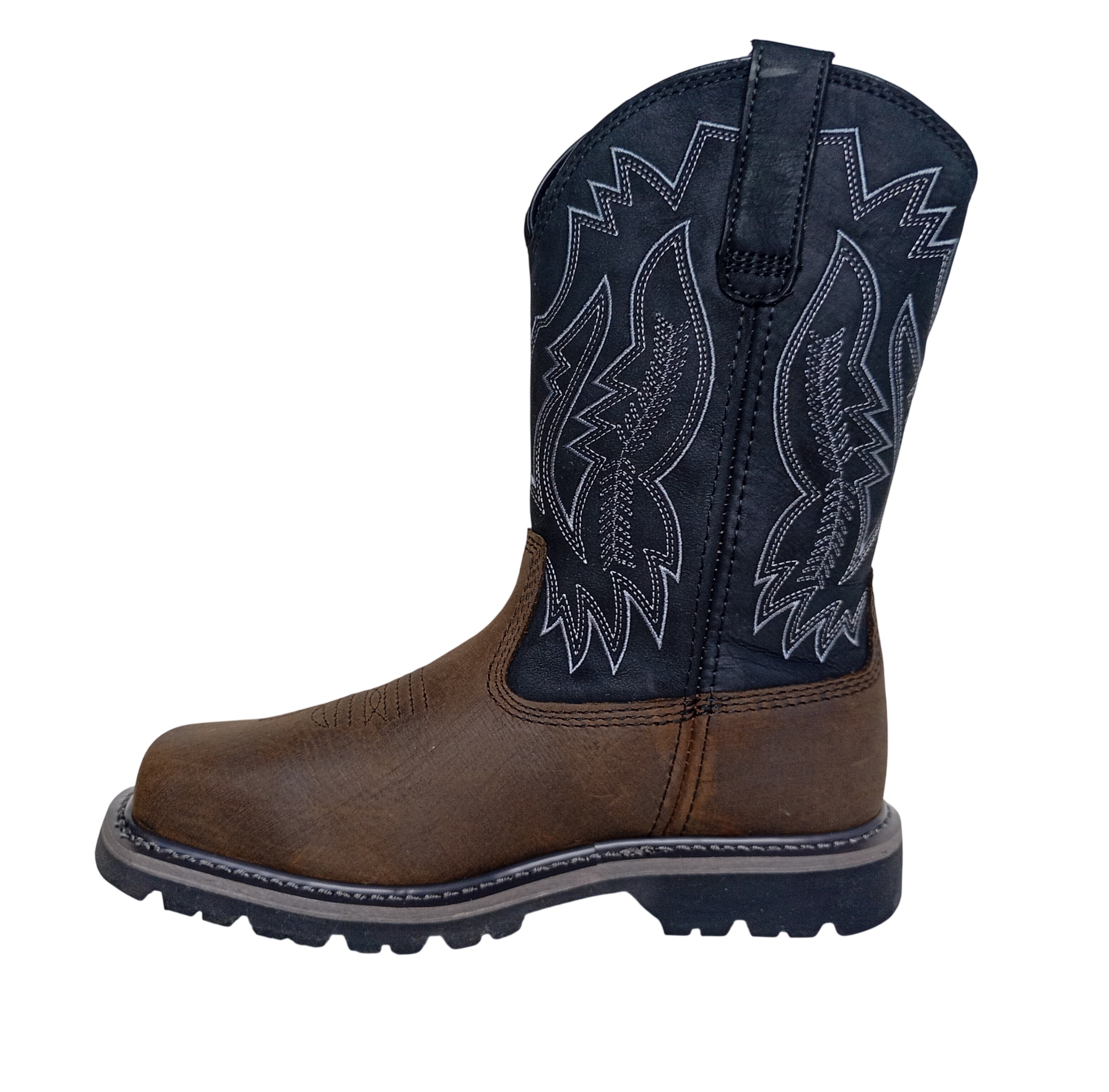 BOTA HOMBRE CATERPILLAR PUNTA SEGURIDAD ACERO CAÑA GRIS CARBON ANTIDESLIZANTES PROTECCION ELECTRICA - 3