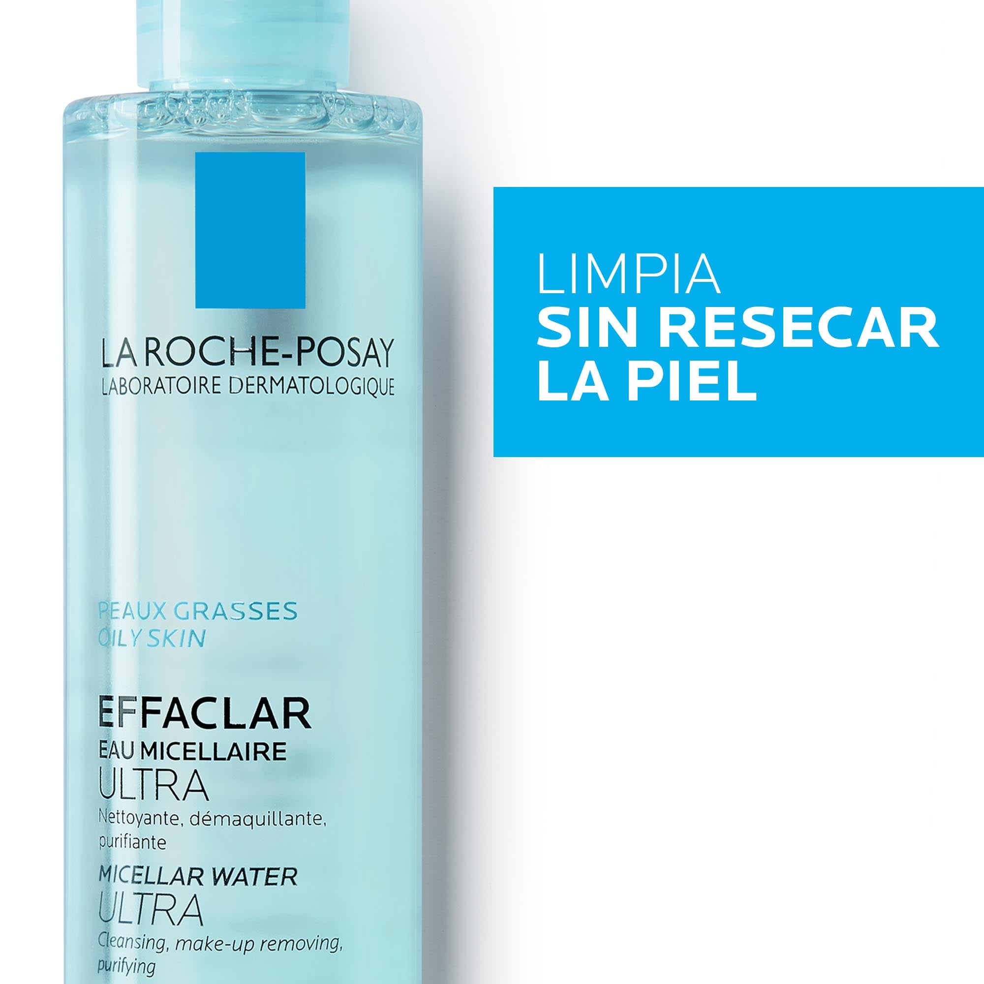 AGUA MICELAR EFFACLAR PIELES MIXTAS A GRASAS 200ML - 2