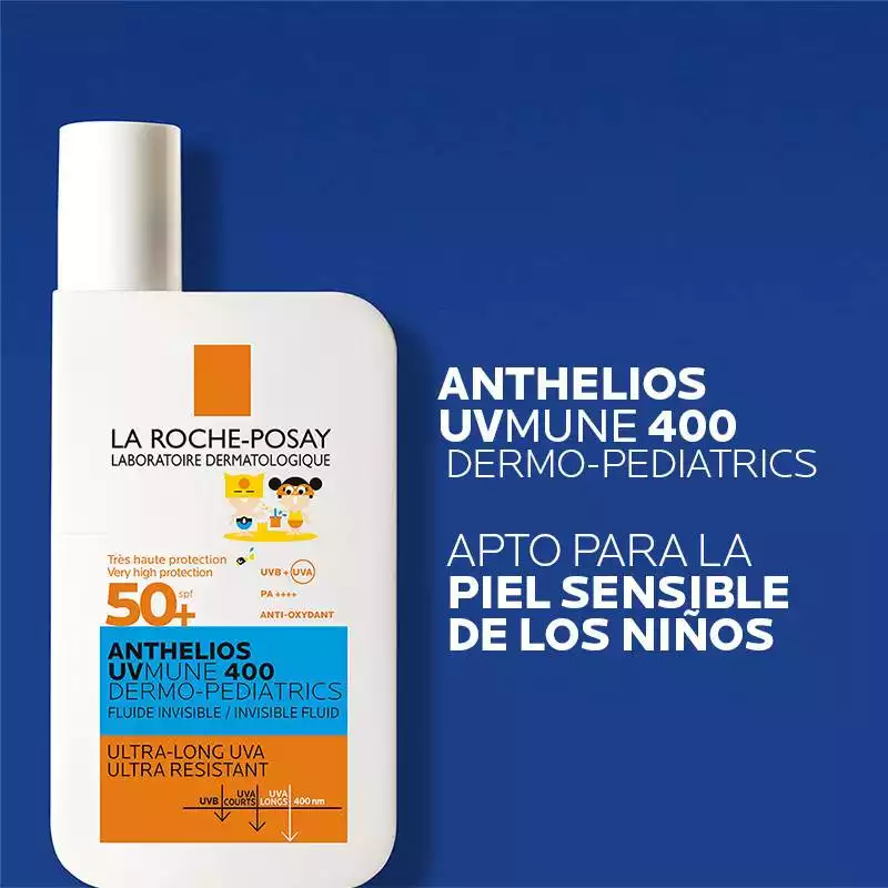 LA ROCHE POSAY ANTHELIOS UVMUNE 400 FLUIDO DERMOPEDIATRICO SPF 50+ 50 ML. - 2