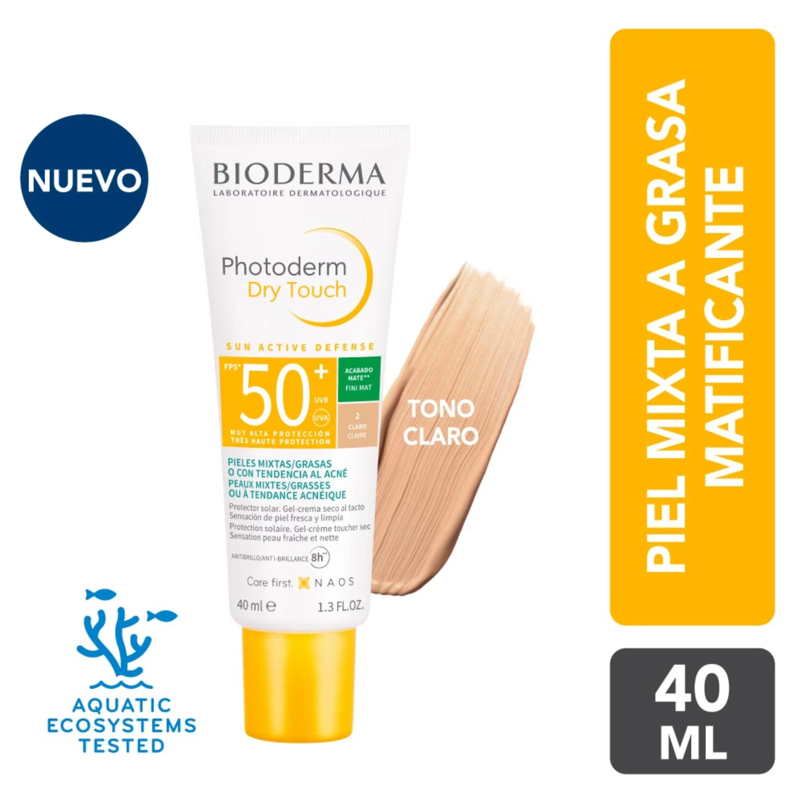 PHOTODERM DRY TOUCH BIODERMA TONO CLARO FPS50+ - 1