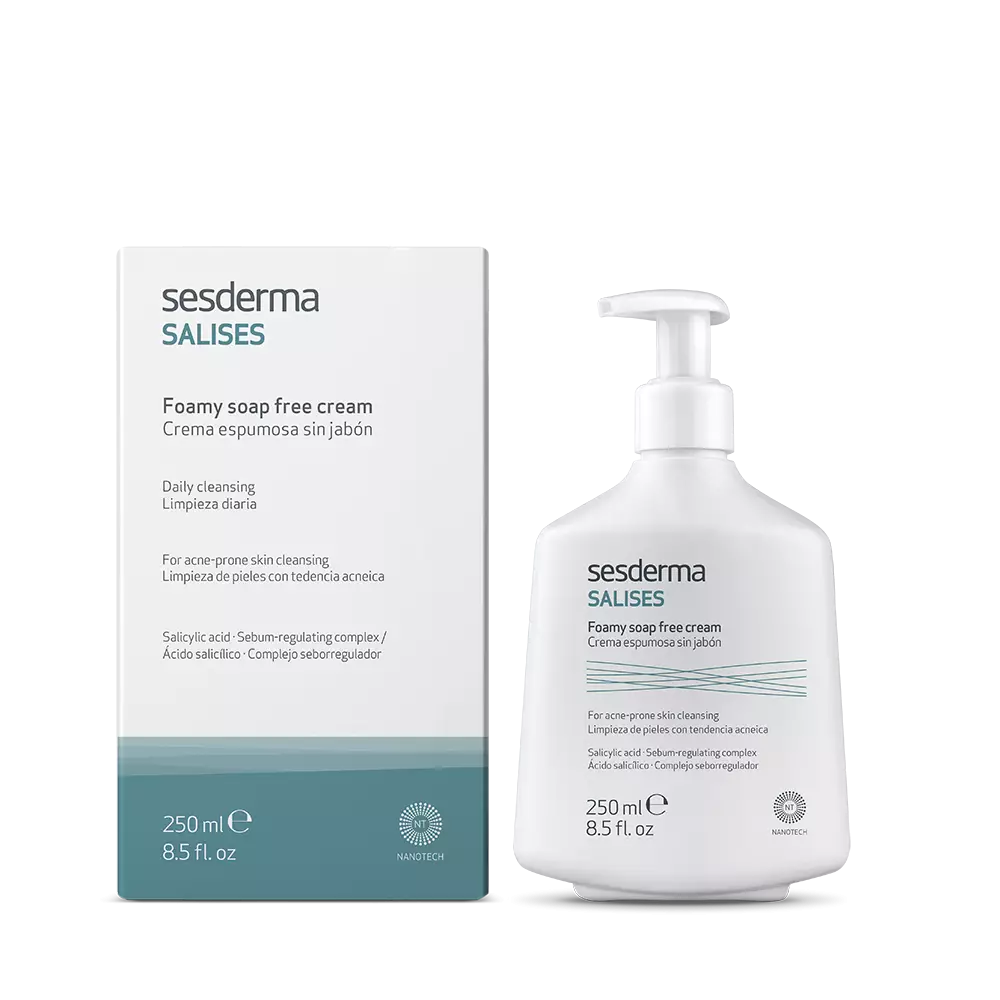 SALISES CREMA ESPUMOSA SIN JABON 250ML - 1