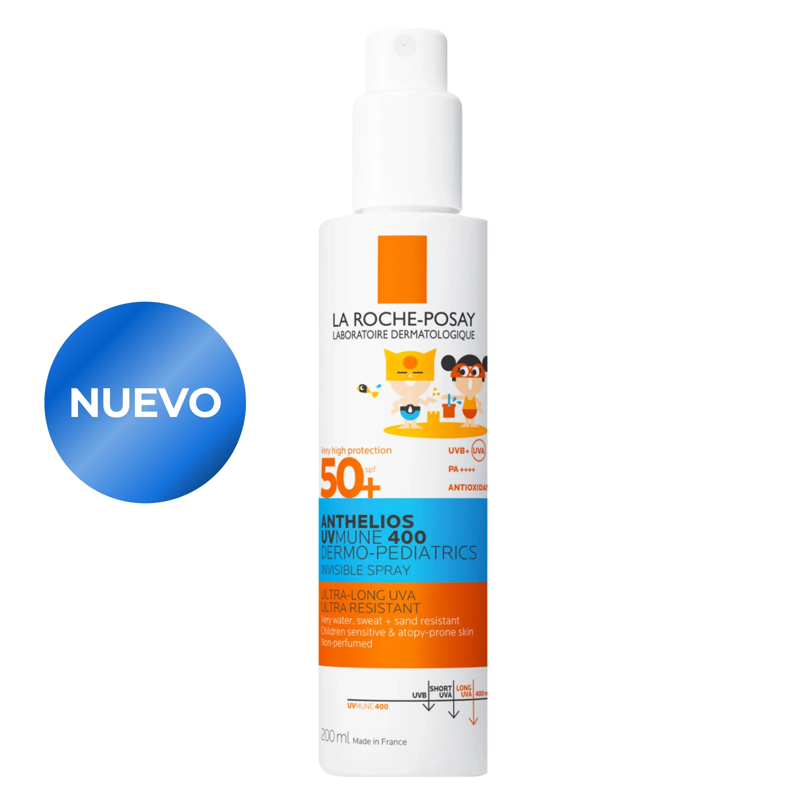 ANTHELIOS DERMOPEDIATRICS SPRAY SPF 50+ 200ML - 1