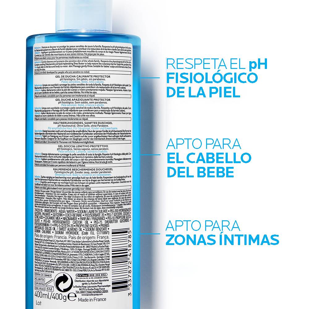 GEL DE DUCHA PIELES NORMALES A SECAS LIPIKAR GEL LAVANT 400ML - 2