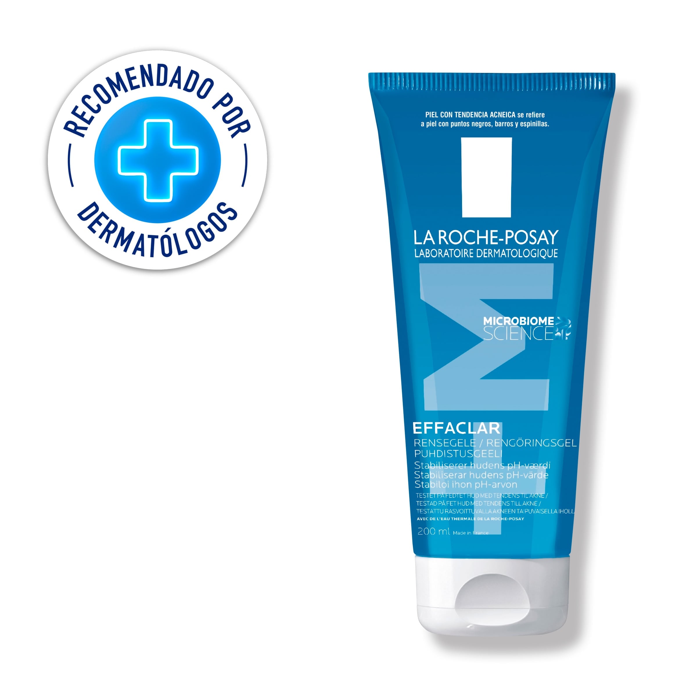EFFACLAR GEL LIMPIADOR FACIAL 200ML - 1