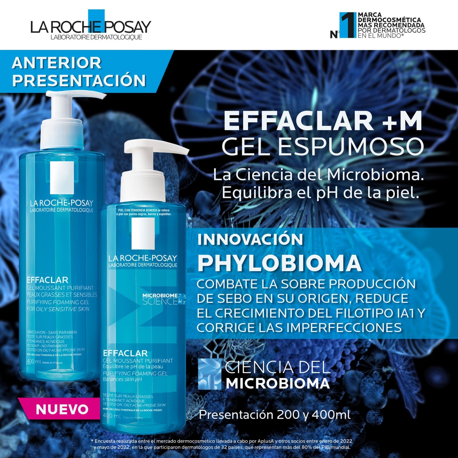 GEL LIMPIADOR EFFACLAR PIELES MIXTAS A GRASAS 400ML - 2