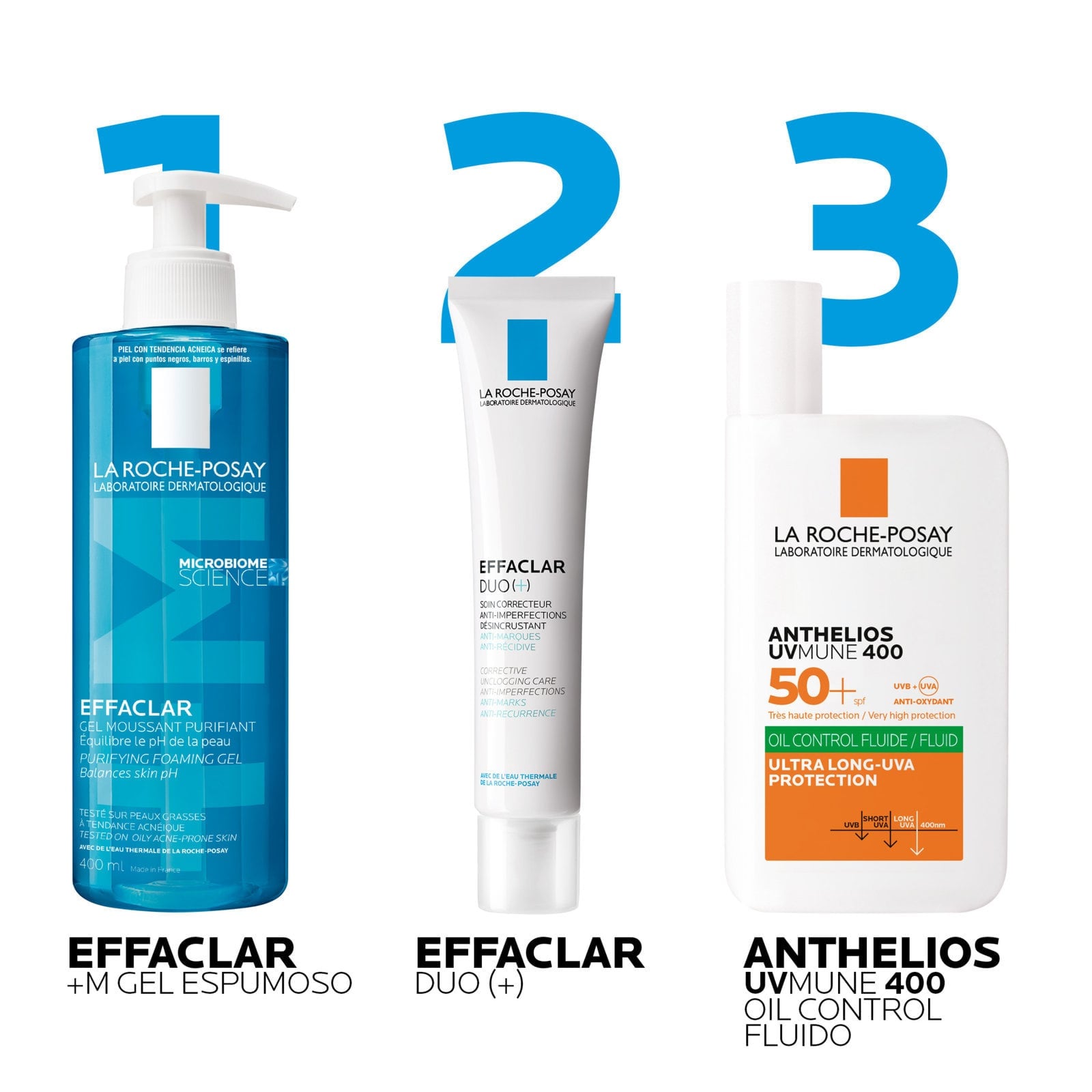 GEL LIMPIADOR EFFACLAR PIELES MIXTAS A GRASAS 400ML - 5