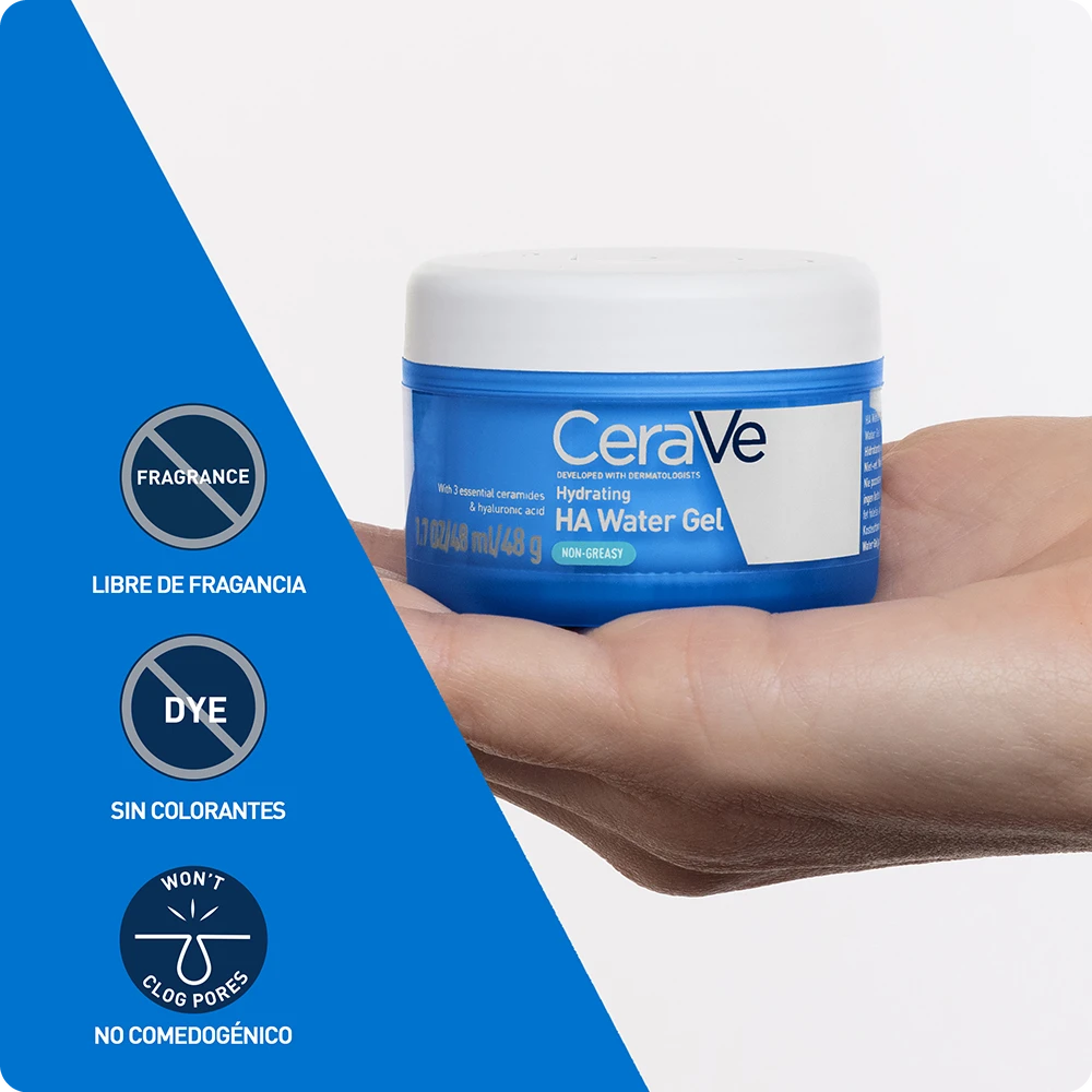 CERAVE WATER GEL HIDRATANTE ÁCIDO HIALURÓNICO 48ML - 3