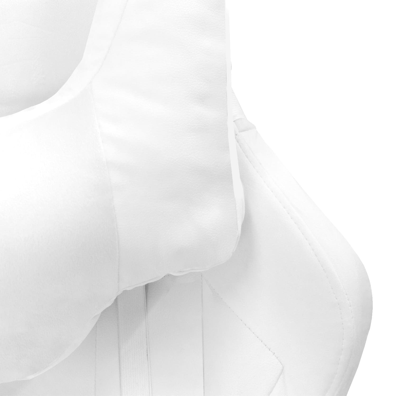 SILLA GAMER EXTINGTION SAPP GAMUZA CUERINA COLOR BLANCO - 4