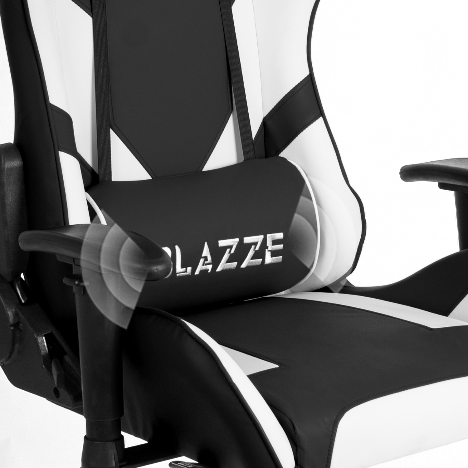 SILLA GAMER ERGONÓMICA 180° BLAZZE ÉXODO - NEGRO - 5