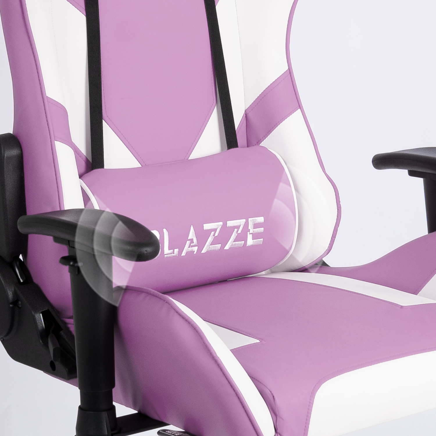SILLA GAMER ERGONÓMICA 180° BLAZZE ÉXODO - NEGRO - 5