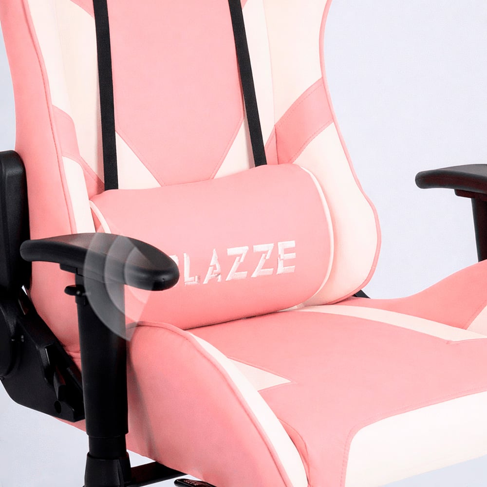 SILLA GAMER ERGONÓMICA 180° BLAZZE ÉXODO - ROSA - 5