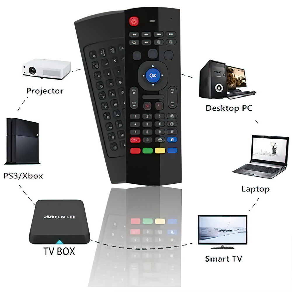 CONTROL ATP AIR MOUSE CON MINI TECLADO INALÁMBRICO Y VOZ - 2