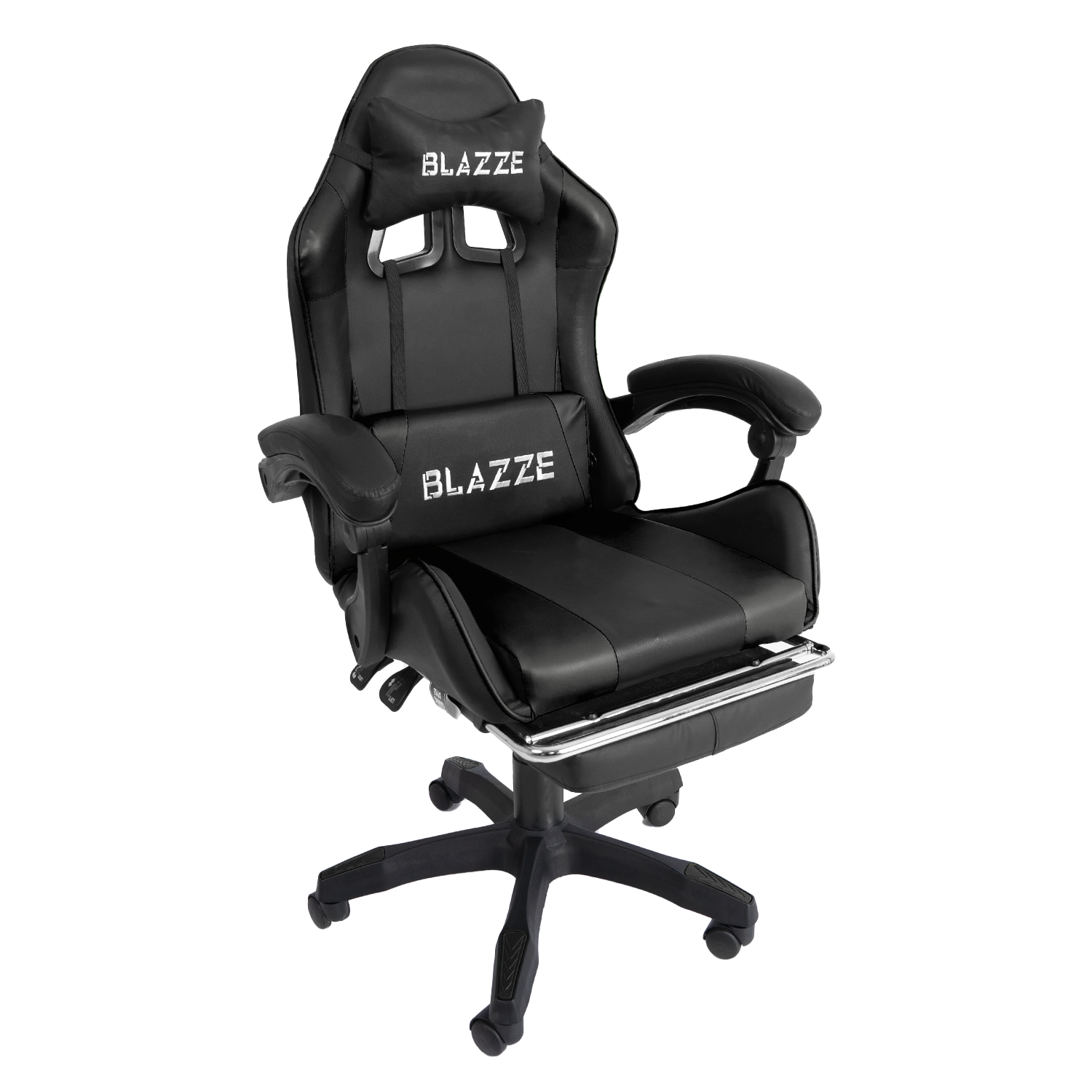SILLA GAMER BLAZZE LOOT ERGONÓMICA CON REPOSAPIES NEGRO - 1