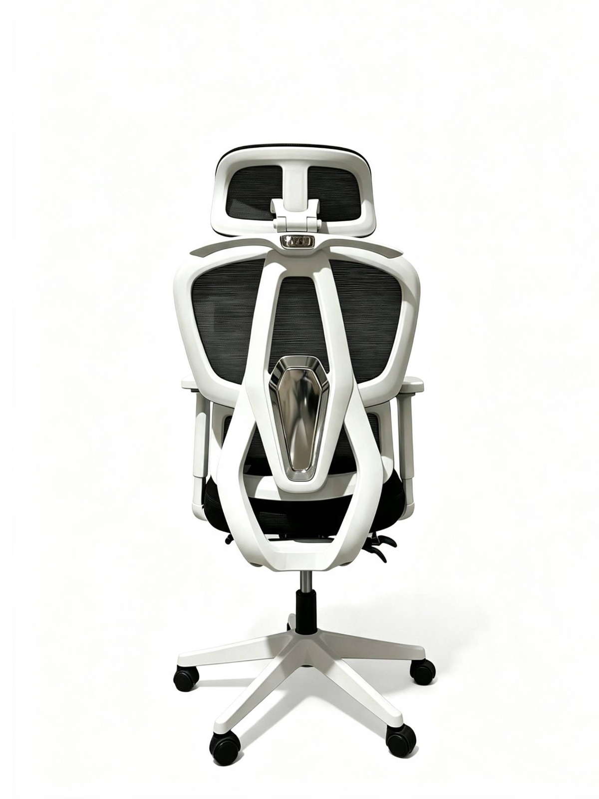 SILLA DE OFICINA INIUS BORK ERGONÓMICA RECLINABLE 135° CON REPOSABRAZOS 3D Y REPOSAPIÉS NEGRO - 4