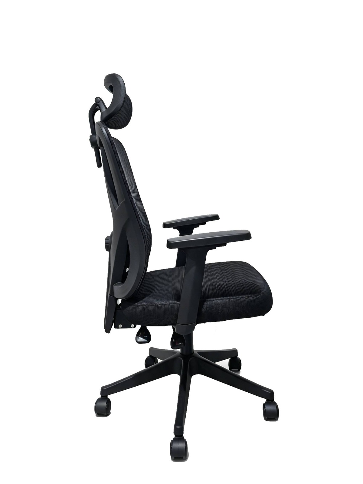 SILLA DE OFICINA INIUS ARI ERGONÓMICA RECLINABLE 135° CON MALLA ZYNCRO NEGRO - 5