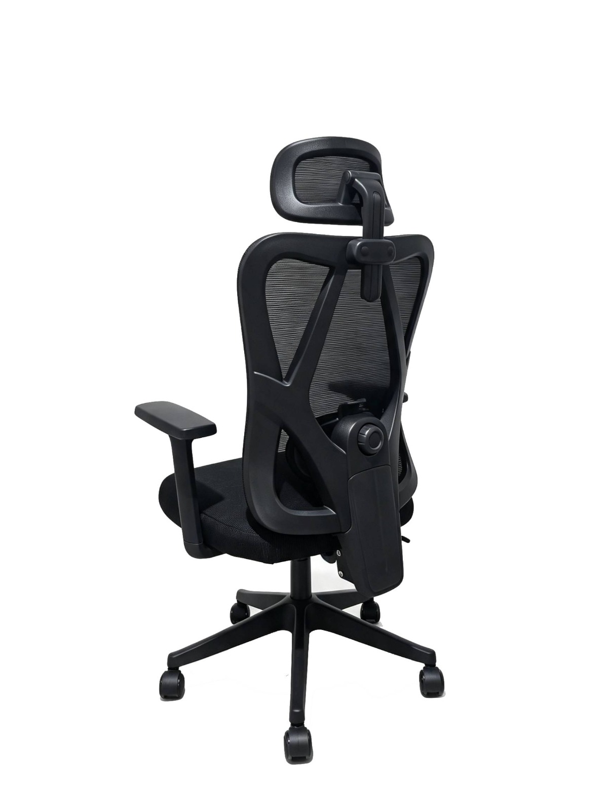 SILLA DE OFICINA INIUS ARI ERGONÓMICA RECLINABLE 135° CON MALLA ZYNCRO NEGRO - 6