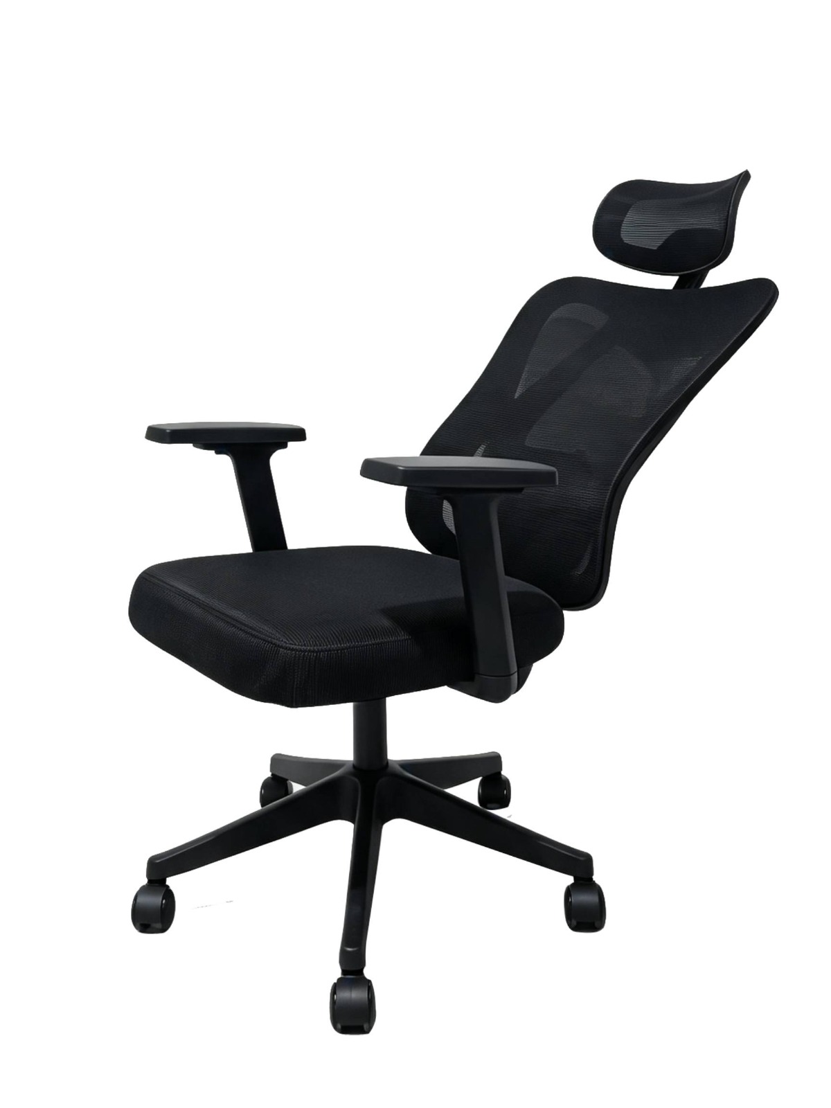 SILLA DE OFICINA INIUS ARI ERGONÓMICA RECLINABLE 135° CON MALLA ZYNCRO NEGRO - 8