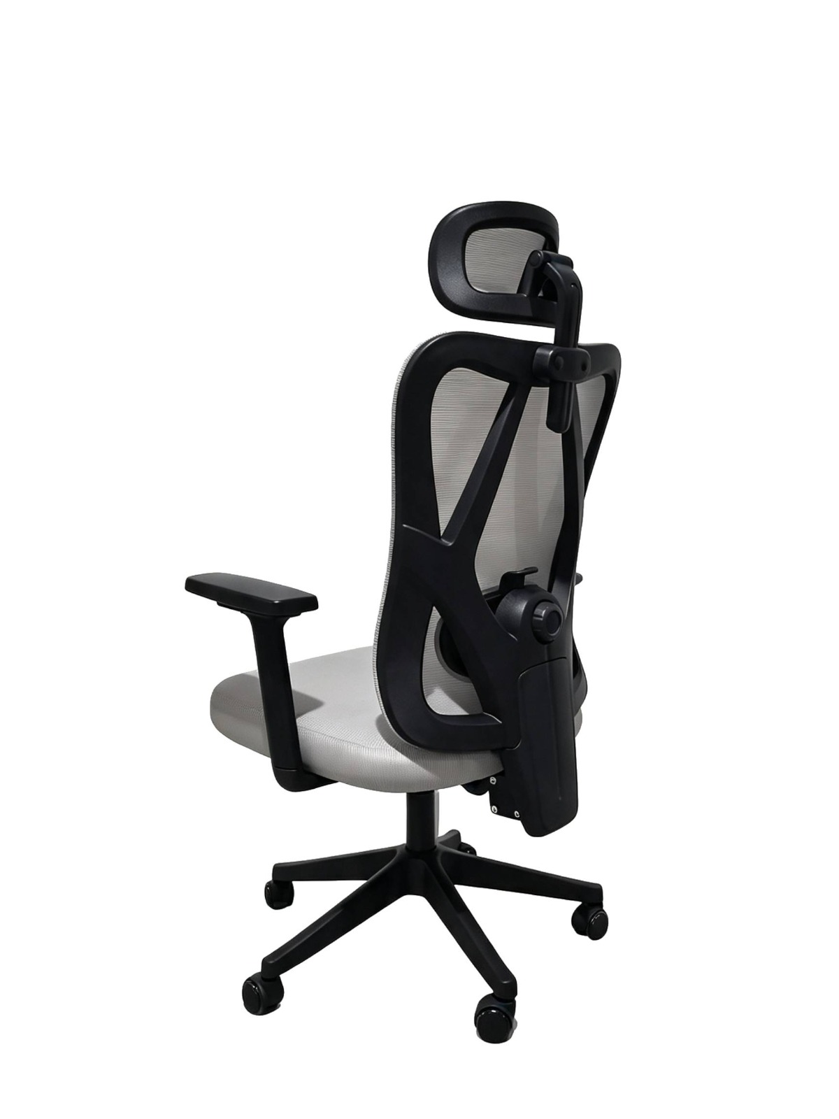 SILLA DE OFICINA INIUS ARI ERGONÓMICA RECLINABLE 135° CON MALLA ZYNCRO GRIS - 6