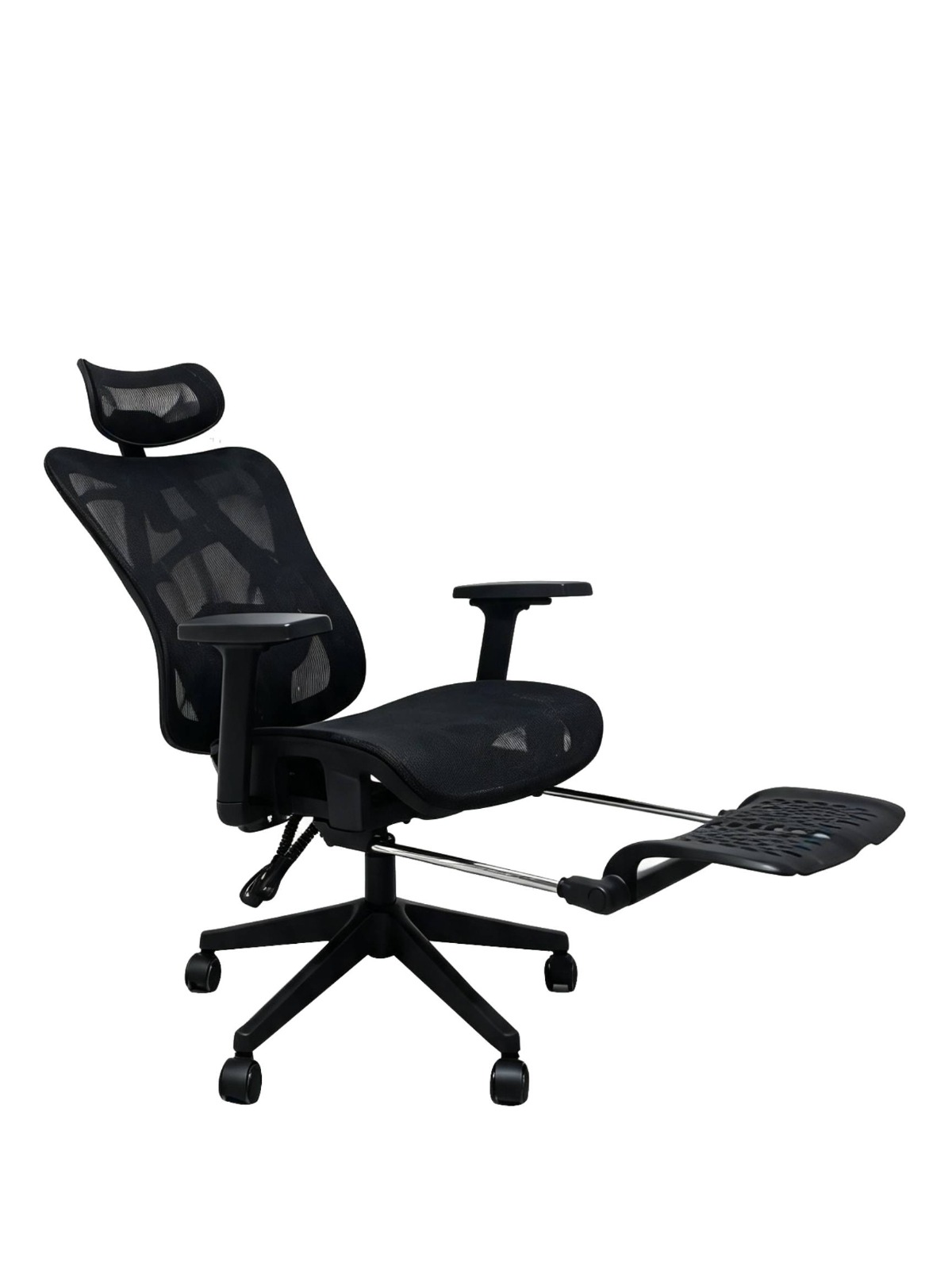 SILLA DE OFICINA INIUS AGNAR ERGONÓMICA RECLINABLE 135° CON REPOSABRAZOS 3D Y REPOSAPIÉS NEGRO - 7