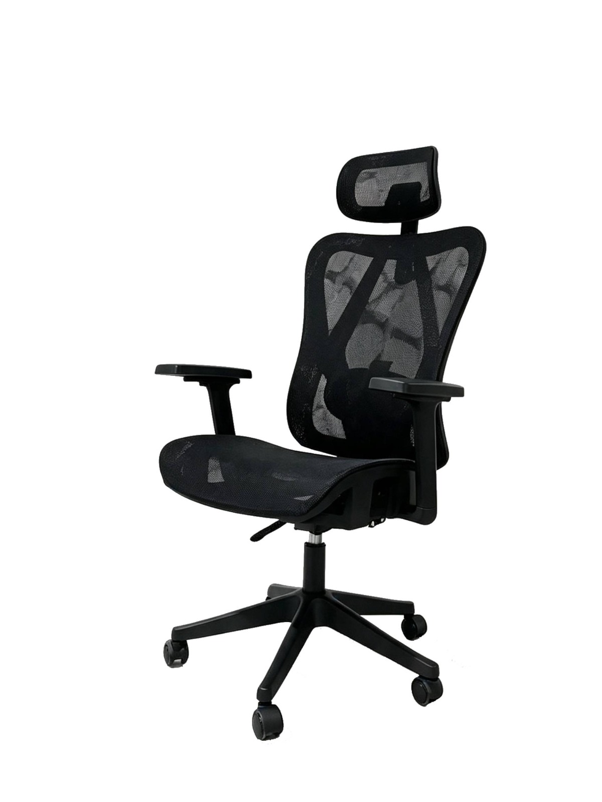 SILLA DE OFICINA INIUS AGNAR ERGONÓMICA RECLINABLE 135° CON REPOSABRAZOS 3D NEGRO - 1