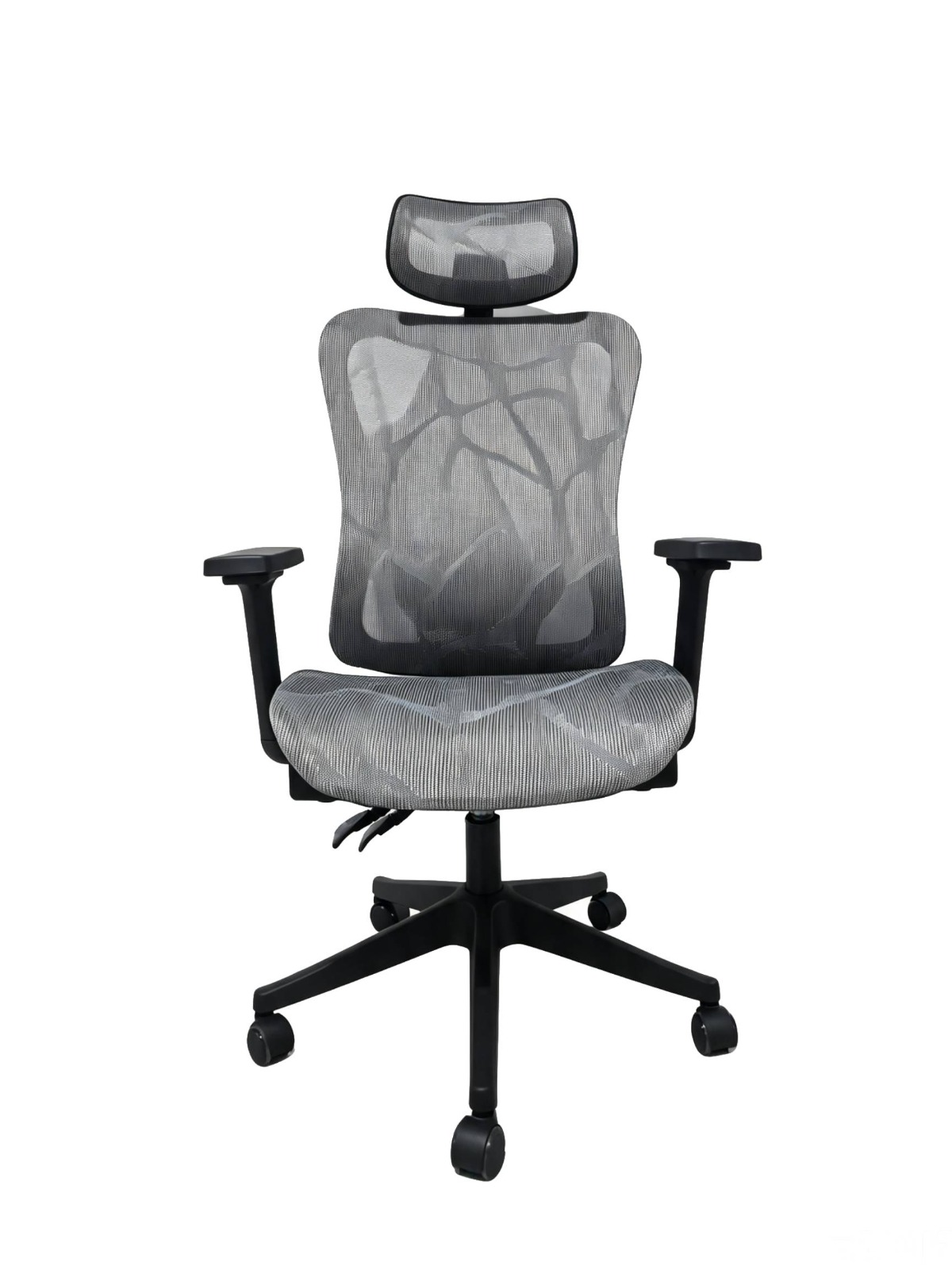 SILLA DE OFICINA INIUS AGNAR ERGONÓMICA RECLINABLE 135° CON REPOSABRAZOS 3D GRIS - 2