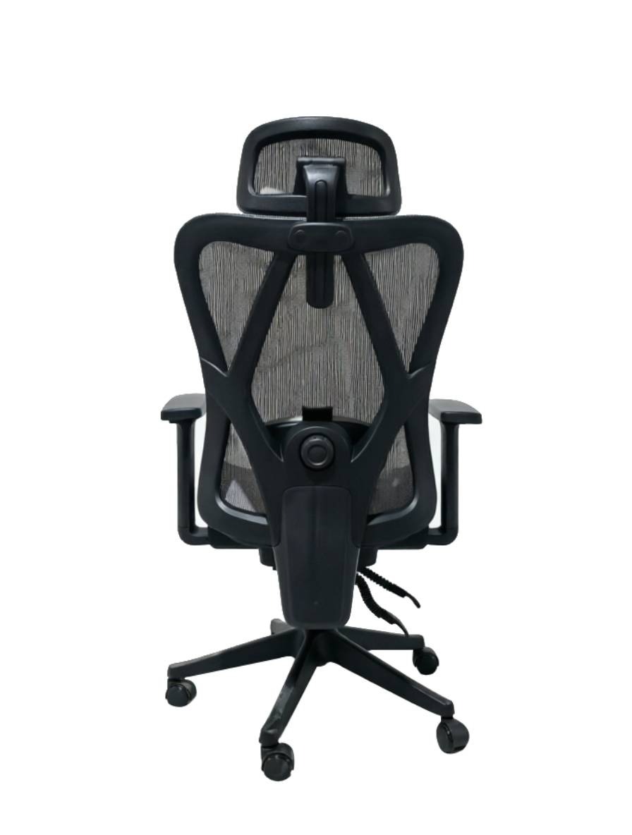 SILLA DE OFICINA INIUS AGNAR ERGONÓMICA RECLINABLE 135° CON REPOSABRAZOS 3D GRIS - 4