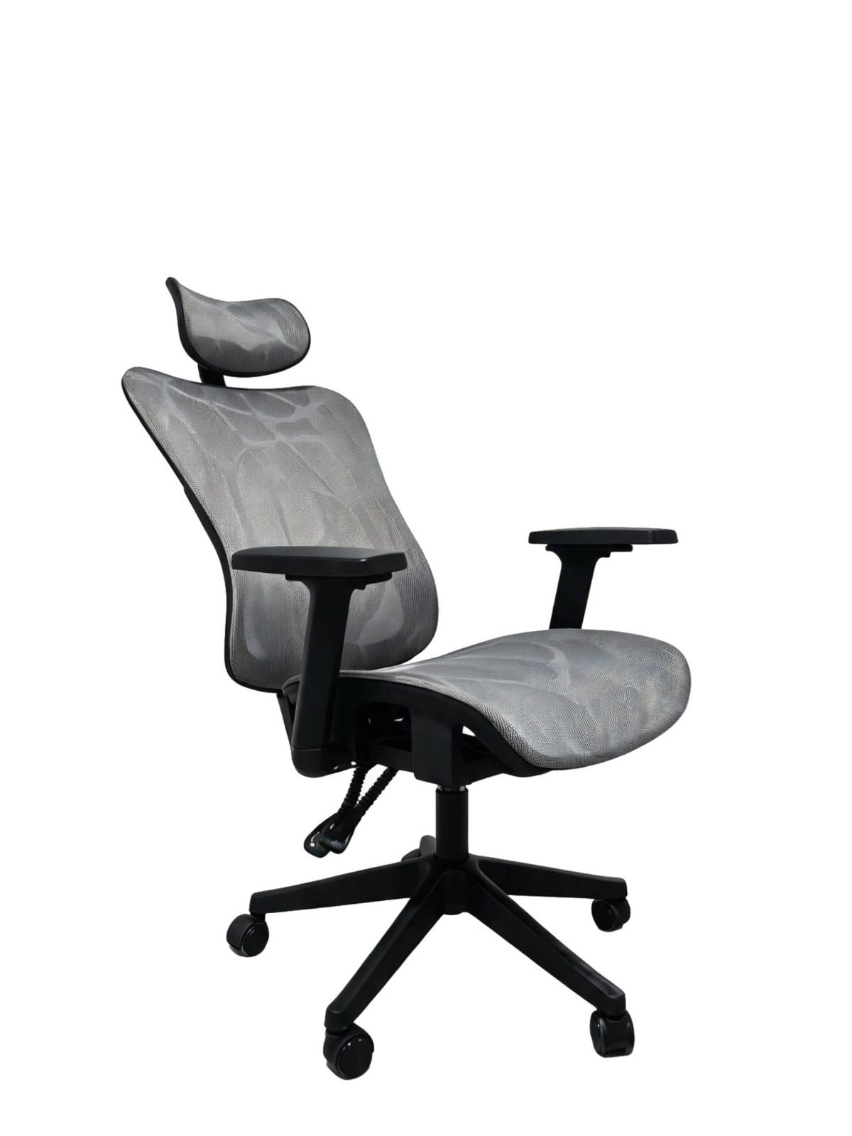 SILLA DE OFICINA INIUS AGNAR ERGONÓMICA RECLINABLE 135° CON REPOSABRAZOS 3D GRIS - 7