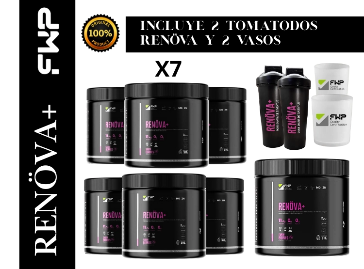 COLÁGENO RENOVA HIDROLIZADO FWP X7 POTES DE 315GR - 1