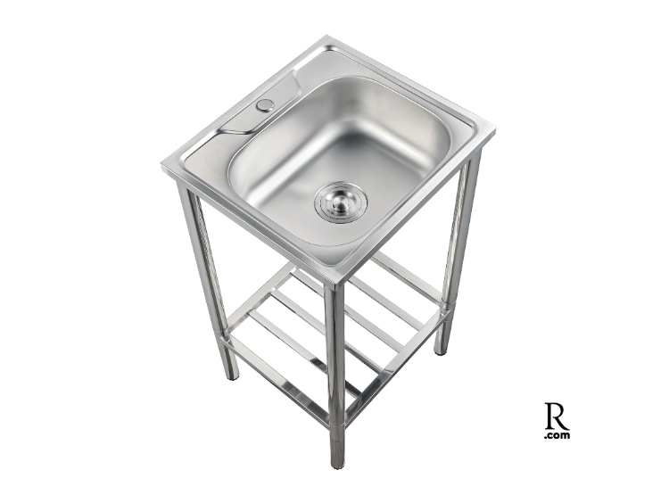 LAVADERO DE COCINA DE 50CM* 45CM CON SOPORTE - 6