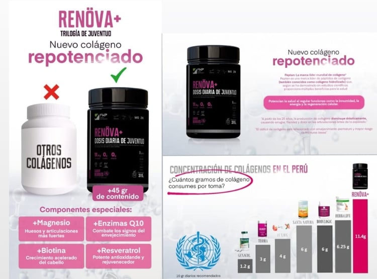 COLÁGENO RENOVA+ HIDROLIZADO PACK 02 + 2 TOMATODOS COLOR - 3