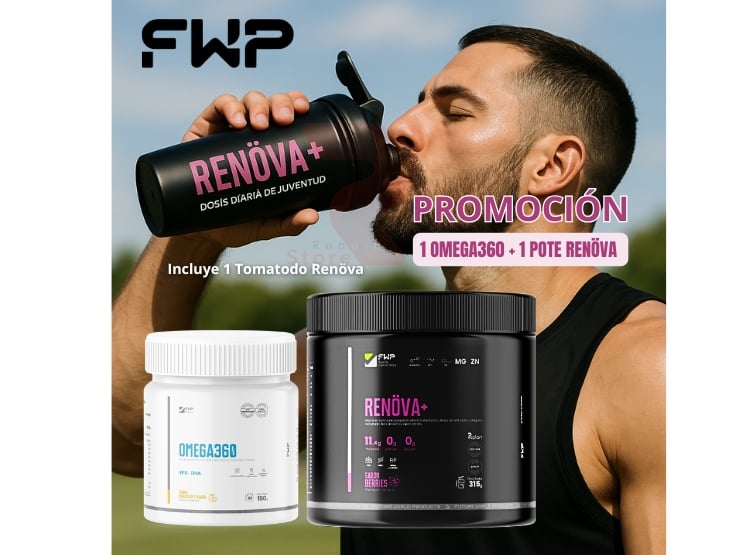 PROMOCIÓN 1 OMEGA360 + 1 POTE RENOVA + 1 TOMATODO GRATIS - 1