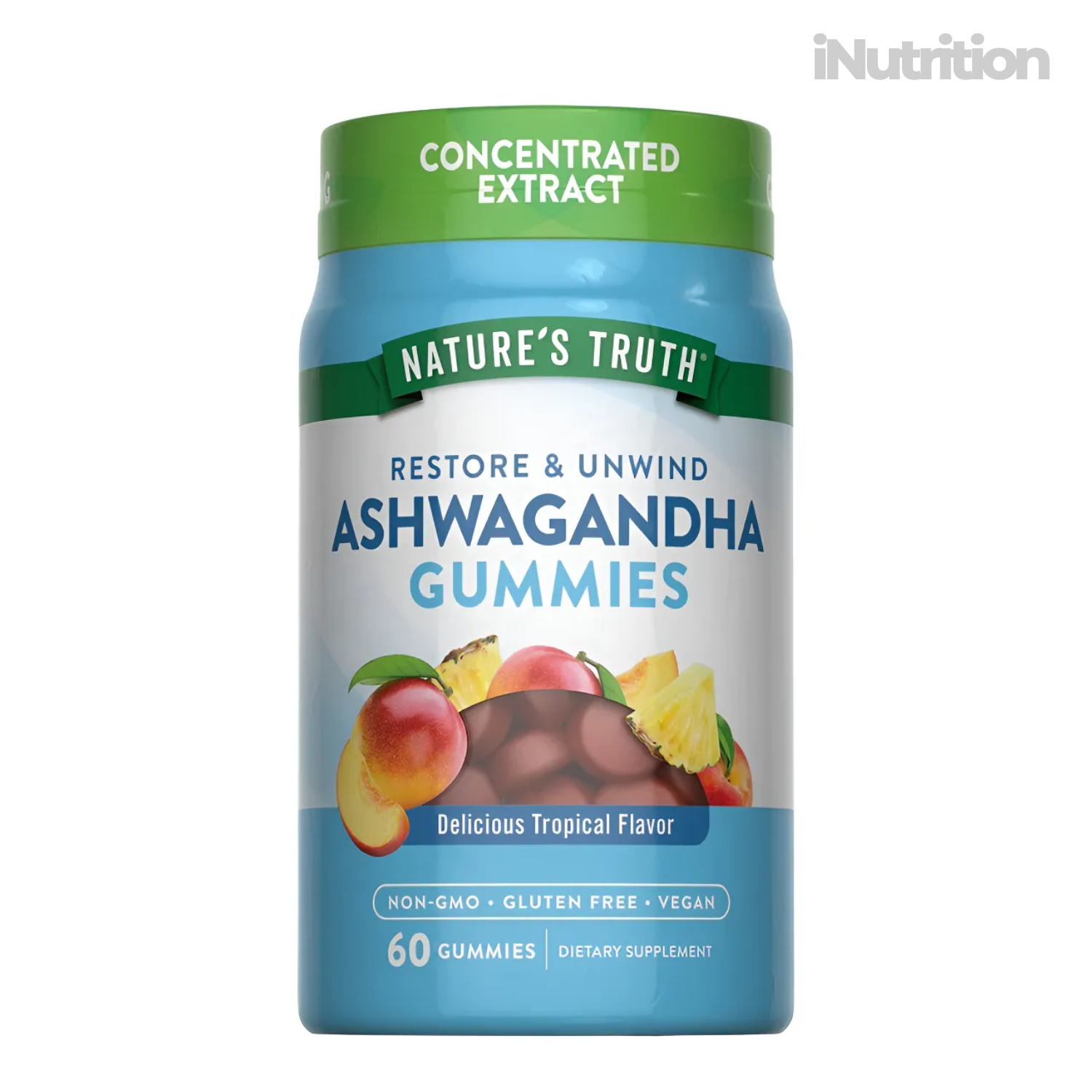 SUPLEMENTO ASHWAGANDHA NATURE'S TRUTH - 60 GOMITAS - 1