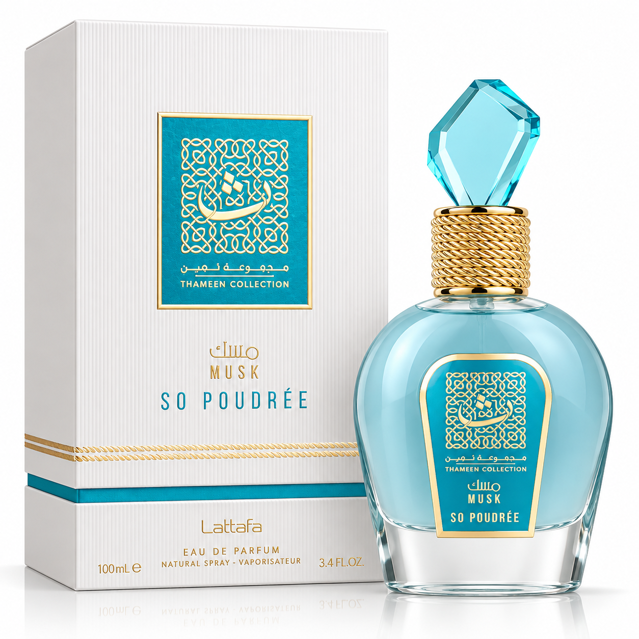 PERFUME LATTAFA SO POUDREE THAMEEN MUSK COLLECTION UNISEX 3.4 OZ EDP SP - 1